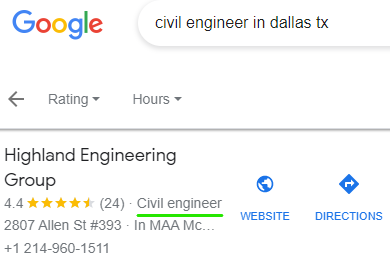 civil engineer dallas